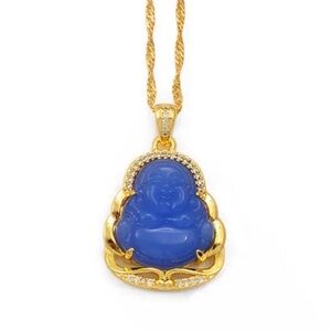 Blue Buddha necklace